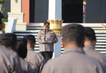 Karo SDM Polda Kaltim: Tekankan Kedisiplinan dan Pengamanan Presiden dalam Apel Pagi